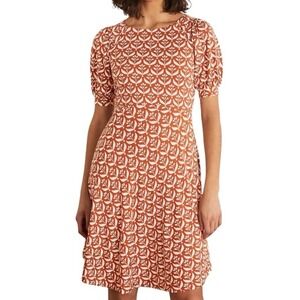 Boden Roberta Floral Jersey Dress Sapling Flora Bud Size 10 Feminine Cottagecore